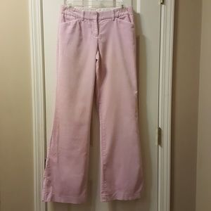 Size 2 Pink Velour Editor Pants by Express Design
